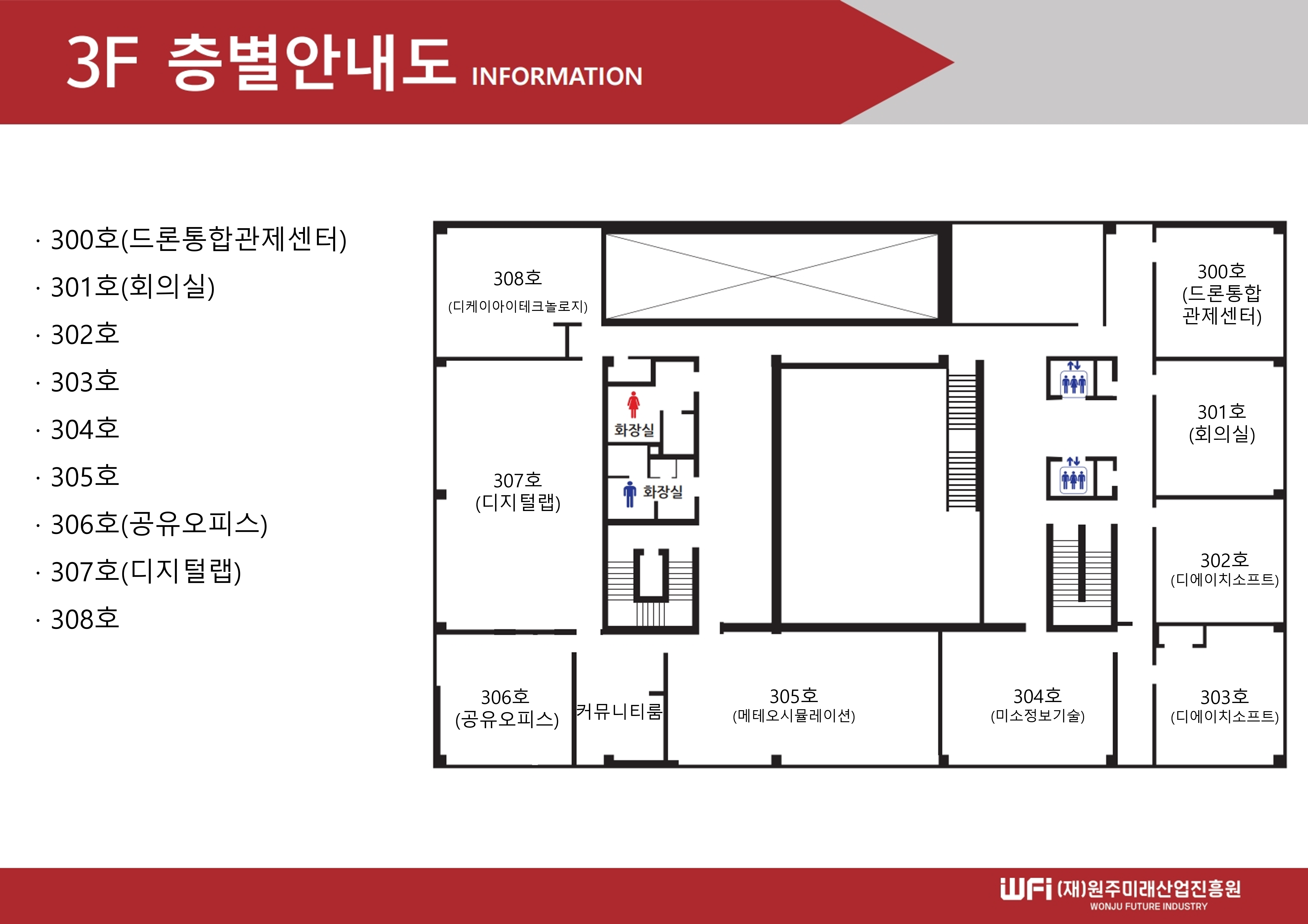 1F 층별안내도